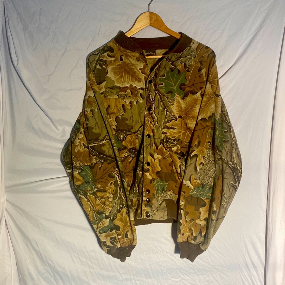 Large real tree Camo hunting coat